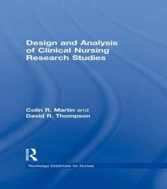 Design and Analysis of Clinical Nursing Research Studies - Martin, Colin R; Thompson, David R