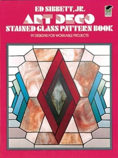 Art Deco Stained Glass Pattern Book - Sibbett, Ed