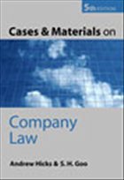 Cases and Materials on Company Law - Hicks, Andrew