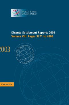 Dispute Settlement Reports 2003