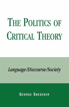 Cover Politics of Critical Theory