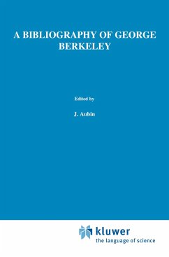 A Bibliography of George Berkeley - Jessop, T. E.