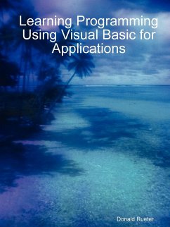 Learning Programming Using Visual Basic for Applications - Rueter, Donald