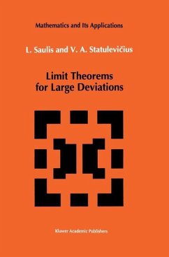 Limit Theorems for Large Deviations - Saulis, L.;Statulevicius, V. A.