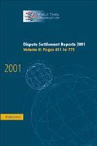 Dispute Settlement Reports 2001: Volume 2, Pages 411-775 - World Trade Organization (ed.)
