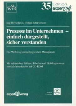Prozesse im Unternehmen einfach dargestellt, sicher verstanden, m. CD-ROM - Friederici, Ingolf; Schünemann, Holger