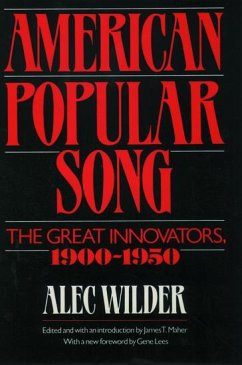 American Popular Song - Wilder, Alec