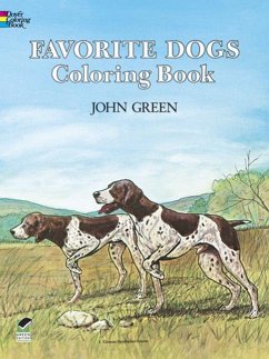 Favorite Dogs Coloring Book - Green, John