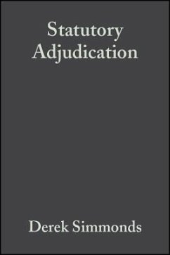 Statutory Adjudication - Simmonds, Derek