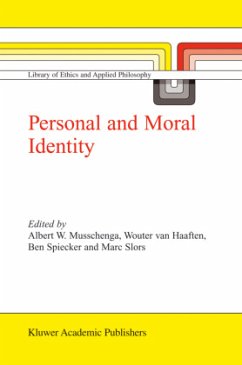 Personal and Moral Identity - Musschenga, A.W. / van Haaften, A.W. / Spiecker, B. / Slors, M.V. (eds.)