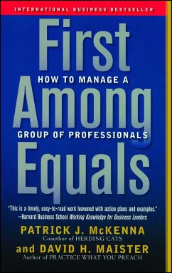 First Among Equals - Mckenna, Patrick J; Maister, David H