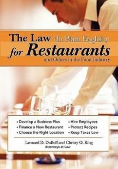 The Law in Plain English for Restaurants and Others in the Food Industry - DuBoff, Leonard D; King, Christy O