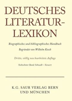 Schwalb - Siewert / Deutsches Literatur-Lexikon Band 17