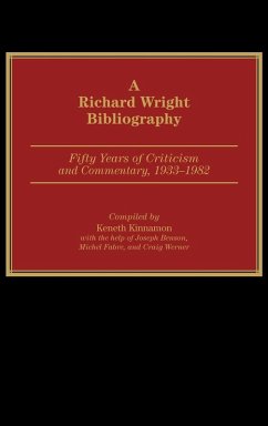 Cover A Richard Wright Bibliography
