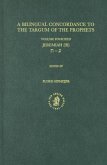 Bilingual Concordance to the Targum of the Prophets, Volume 14 Jeremiah (III)
