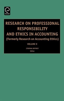 Research on Professional Responsibility and Ethics in Accounting - Jeffrey, Cynthia (ed.)