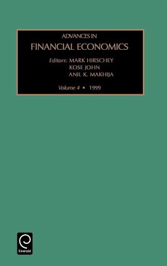 Advances in Financial Economics - Hirschey, Mark John, Kose Makhija, Anil K.