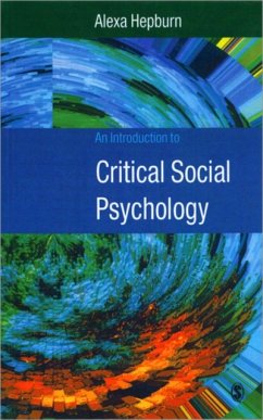 An Introduction to Critical Social Psychology - Hepburn, Alexa