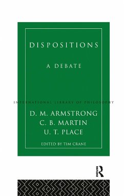 Dispositions - Armstrong, D M; Martin, C B; Place, U T