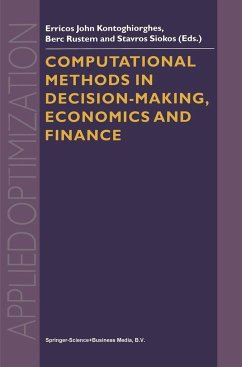 Computational Methods in Decision-Making, Economics and Finance - Kontoghiorghes