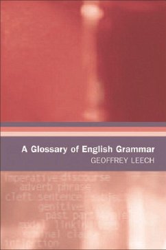 A Glossary of English Grammar - Leech, Geoffrey