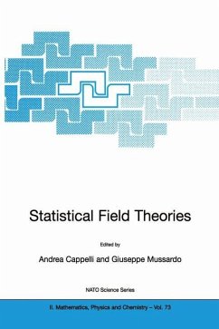 Statistical Field Theories - Cappelli, Andrea / Mussardo, Giuseppe (Hgg.)