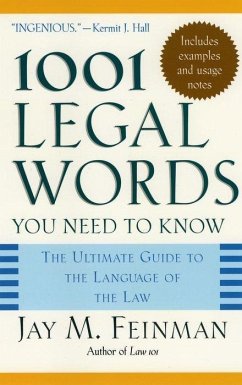 1001 Legal Words You Need to Know - Feinman, Jay M. (ed.)