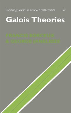 Galois Theories - Borceux, Francis; Janelidze, George; Janelidze, G.