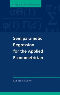 Semiparametric Regression for the Applied Econometrician - Yatchew, Adonis