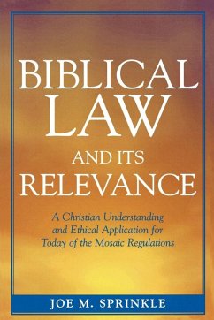 Cover Biblical Law and Its Relevance