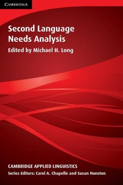 Second Language Needs Analysis - Long, Michael