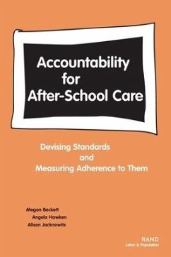 Accountability for After-School Care - Beckett, Megan K