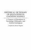 Historical Dictionary of Quotations in Cognitive Science