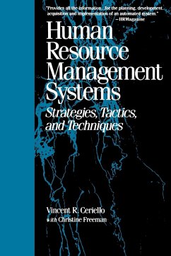 Human Resource Management Systems - Ceriello, Vincent R; Freeman, Christine