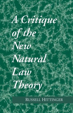 Critique of the New Natural Law Theory - Hittinger, Russell