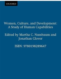 Women, Culture, and Development - Nussbaum, Martha C. / Glover, Jonathan (eds.)