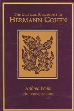 Crit Philos Hermann Cohen - Poma, Andrea