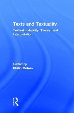 Texts and Textuality - Cohen, Philip G