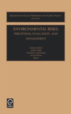 Environmental Risks - Bohm, Gisela / Nerb, Josef / McDaniels, Timothy / Spada, Hans (eds.)