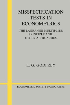 Misspecification Tests in Econometrics - Godfrey, L. G.; L. G., Godfrey