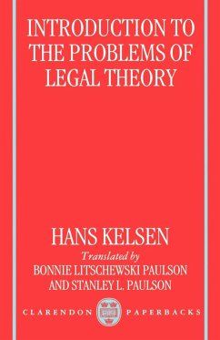 Introduction to the Problems of Legal Theory - Kelsen, Hans