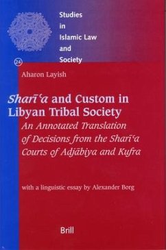 Sharīʿa and Custom in Libyan Tribal Society - Layish, Aharon