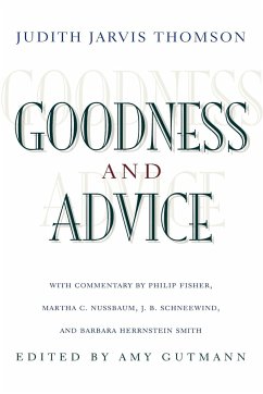 Goodness and Advice - Thomson, Judith Jarvis