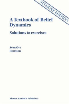A Textbook of Belief Dynamics - Hansson, Sven Ove