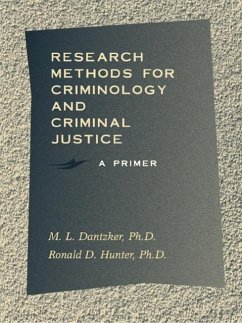 Cover Research Methods for Criminology and Criminal Justice