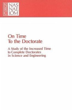 On Time to the Doctorate - National Research Council; Policy And Global Affairs; Office of Scientific and Engineering Personnel