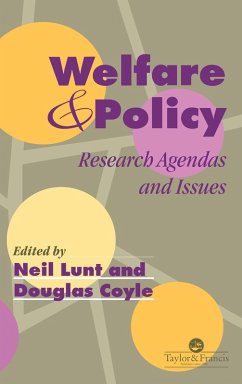 Welfare And Policy - Lunt, Neil / Coyle, Douglas (eds.)