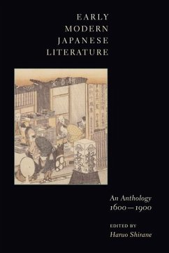 Early Modern Japanese Literature - Shirane, Haruo