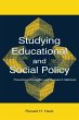 Studying Educational and Social Policy - Bild 1