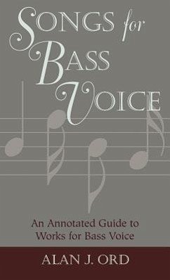 Songs for Bass Voice - Ord, Alan J